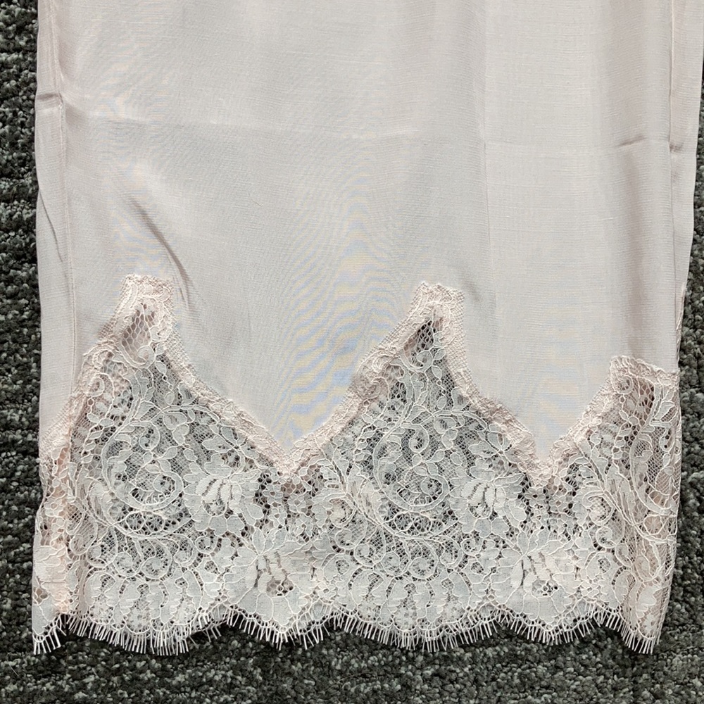 🎀VS silky lace pj sleep pants soft pink size M - Picture 3 of 10